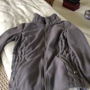 Fitted fleece zip up